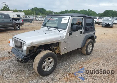 2003 Jeep Wrangler X from USA, damaged, VIN 1J4FA39S83P347529